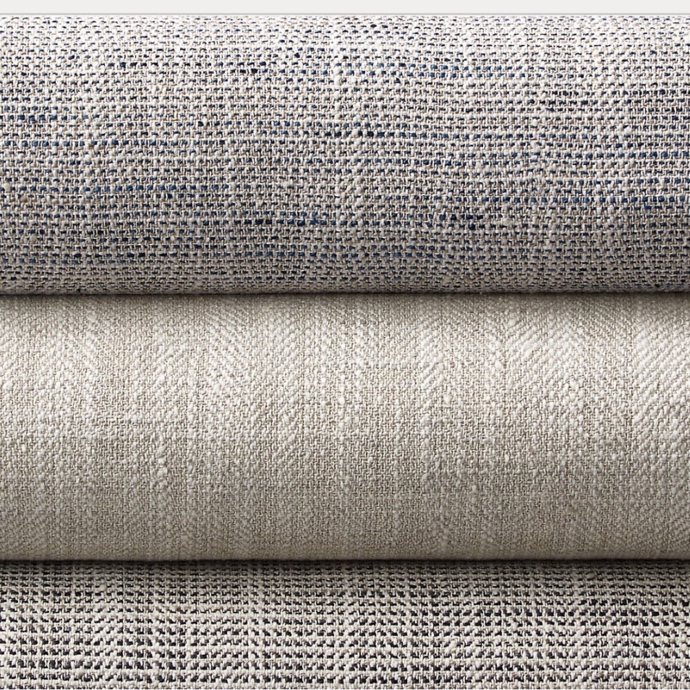 Crate and Barrel Reid Curtain Blue - Picture 4 of 5